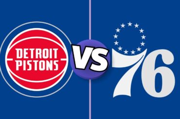 Detroit Pistons vs Philadelphia 76ers NBA Live Play By Play Scoreboard 4/4/26