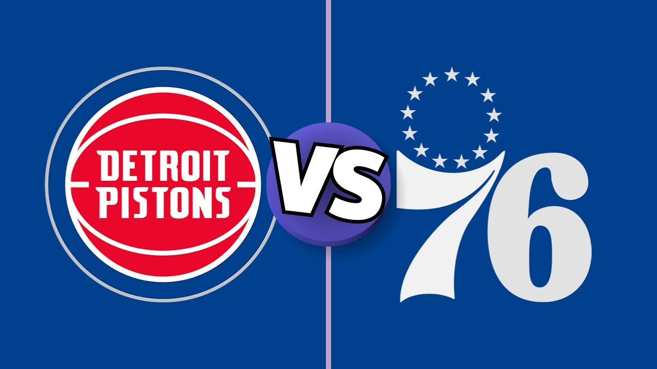 Detroit Pistons vs Philadelphia 76ers NBA Live Play By Play Scoreboard 4/4/26