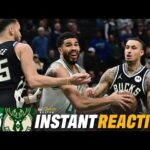 INSTANT REACTION: Celtics STEAMROLL Bucks to close out road trip