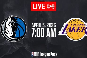 NBA LIVE! Dallas Mavericks vs Los Angeles Lakers | April 5, 2026 | NBA Today NBA 2K26 GAMEPLAY
