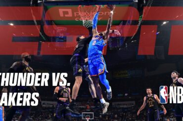 NBA Mini:  Oklahoma City Thunder vs. Los Angeles Lakers | Extended Highlights
