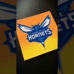 CHARLOTTE HORNETS ⬜🟦 @hornets #basketball #nba #art