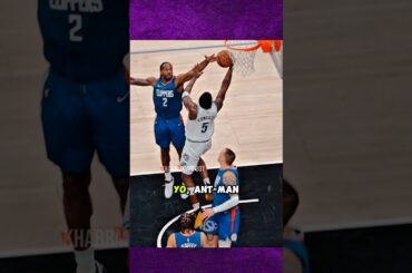Ant-Man's Crazy Dunk! 🏀🔥 #nba #basketball