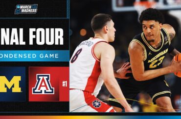 Michigan vs. Arizona - Final Four NCAA tournament extended highlights