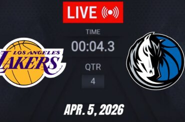 NBA LIVE! Los Angeles Lakers vs Dallas Mavericks April 5, 2026 | 2026 NBA Regular Season 2K