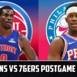 Detroit Pistons vs Philadelphia 76ers Postgame Show | Pistons Talk Podcast