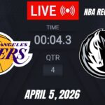 NBA LIVE! Los Angeles Lakers vs Dallas Mavericks I April 5, ,2026 | Lakers vs Mavericks Live