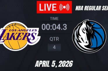 NBA LIVE! Los Angeles Lakers vs Dallas Mavericks I April 5, ,2026 | Lakers vs Mavericks Live