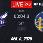 NBA LIVE! Golden State Warriors vs Charlotte Hornets | April 5, 2026 NBA Regular Season 2026 NBA 2K