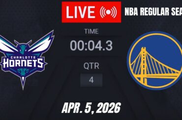 NBA LIVE! Golden State Warriors vs Charlotte Hornets | April 5, 2026 NBA Regular Season 2026 NBA 2K