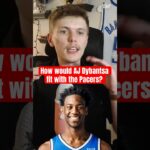 How would AJ Dybantsa fit with the Indiana Pacers? #ajdybantsa #pacers #byu #tyresehaliburton #sga