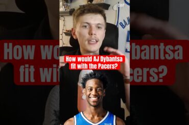 How would AJ Dybantsa fit with the Indiana Pacers? #ajdybantsa #pacers #byu #tyresehaliburton #sga