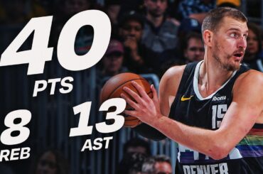 JOKIĆ TAKES OVER IN OT WITH 40/13/8 & 0 TURNOVERS vs Spurs 🔥 | April 4, 2026