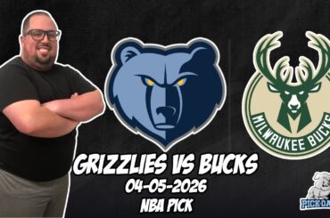 Memphis Grizzlies vs Milwaukee Bucks 4/5/26 NBA Free Picks & Prediction | NBA Betting Tips
