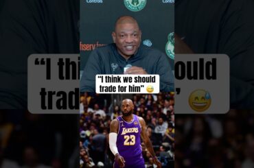 Doc jokes about trading for LeBron 😂 (via @Bobdoessports, @bucks)