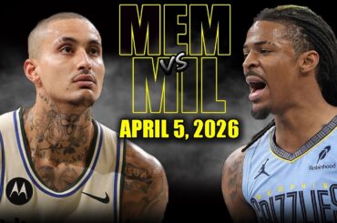 Milwaukee Bucks vs Memphis Grizzlies Full Game Highlights – April 5, 2026 | NBA Season