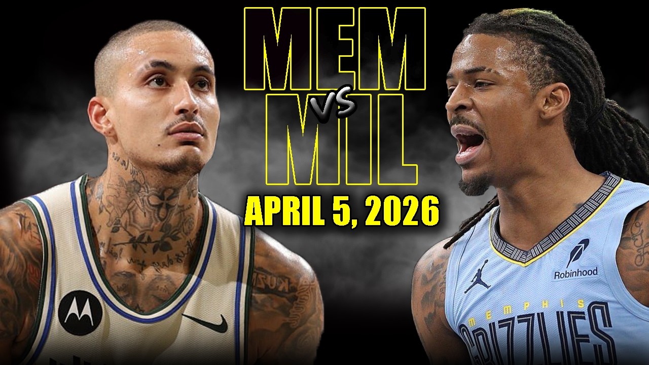 Milwaukee Bucks vs Memphis Grizzlies Full Game Highlights – April 5, 2026 | NBA Season