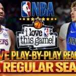 🔴LAKERS VS DALLAS MAVERICKS │ 2026 NBA REGULAR SEASON  Basketball Play-By-Play Reaction & Scoreboard