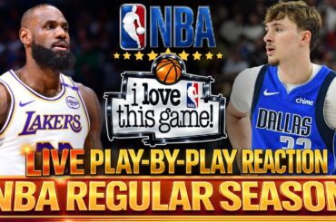 🔴LAKERS VS DALLAS MAVERICKS │ 2026 NBA REGULAR SEASON  Basketball Play-By-Play Reaction & Scoreboard