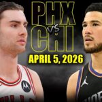 Phoenix Suns vs Chicago Bulls Full Game Highlights – April 5, 2026 | NBA Season
