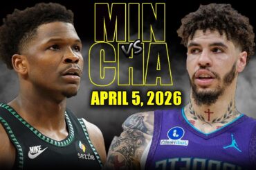 Minnesota Timberwolves vs Charlotte Hornets Full Game Highlights – April 5, 2026 | NBA Season