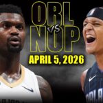 New Orleans Pelicans vs Orlando Magic Full Game Highlights – April 5, 2026 | NBA Season