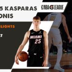 Lithuanian KASPARAS JAKUCIONIS 14 PTS / 9 AST / 2 BLK Miami Heat game highlights