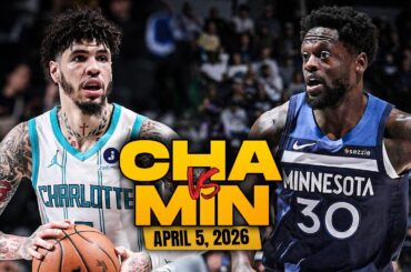 Charlotte Hornets vs Minnesota Timberwolves Full Game Highlights | April 5, 2026 | FreeDawkins