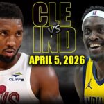 Cleveland Cavaliers vs Indiana Pacers Full Game Highlights – April 5, 2026 | NBA Season