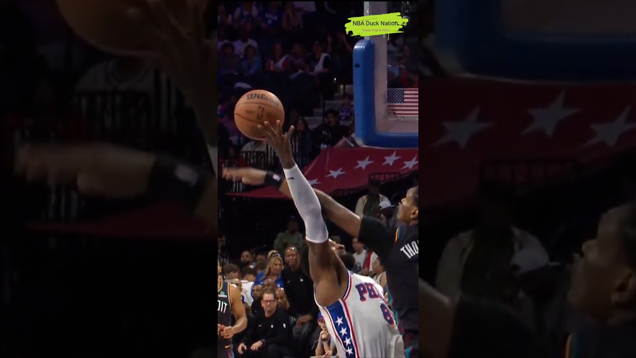 AUSAR THOMPSON JUST EMBARRASSED PAUL GEORGE IN PHILLY 😭 #basketball #nba