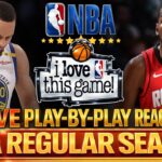 🔴GSW VS HOUSTON ROCKETS │ 2026 NBA REGULAR SEASON - Basketball Play-By-Play Reaction & Scoreboard