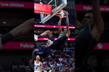 Yves Missi DUNKING All Over Magic! #pelicans #nba #shorts