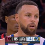 Final 1:30 to Golden State Warriors vs Houston Rockets in Steph Curry's return