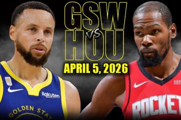 Golden State Warriors vs Houston Rockets Full Game Highlights – April 5, 2026 | NBA Season