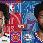 NBA LIVE: DETROIT PISTONS vs PHILADELPHIA 76ERS (LIVESCORE)
