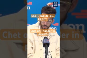 Chet Holmgren: Thunder’s Biggest Playoff Advantage? Depth 👀