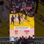 Steph & KD battle in crazy duel 🔥