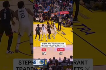 Steph & KD battle in crazy duel 🔥