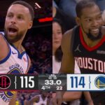 Final 4:17 INSANE ENDING KD & the Rockets vs Steph & the Warriors 😱 | April 5, 2026
