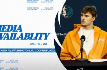 Jason Kidd, P.J. Washington Jr. & Cooper Flagg | Post-Game Media Availability vs LAL | 4/5/26