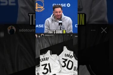Seth Curry on hitting the floor with Steph and collecting their jerseys