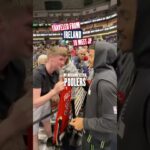 Jordan Poole meets up with Irish fan #pelicans #nba