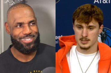 LeBron James and Cooper Flagg show love to each other after huge matchup