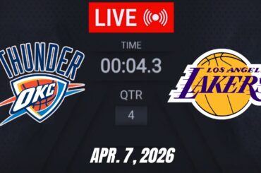 NBA LIVE! Los Angeles Lakers vs Oklahoma City Thunder April 7, 2026 | 2026 NBA Season Live 2K