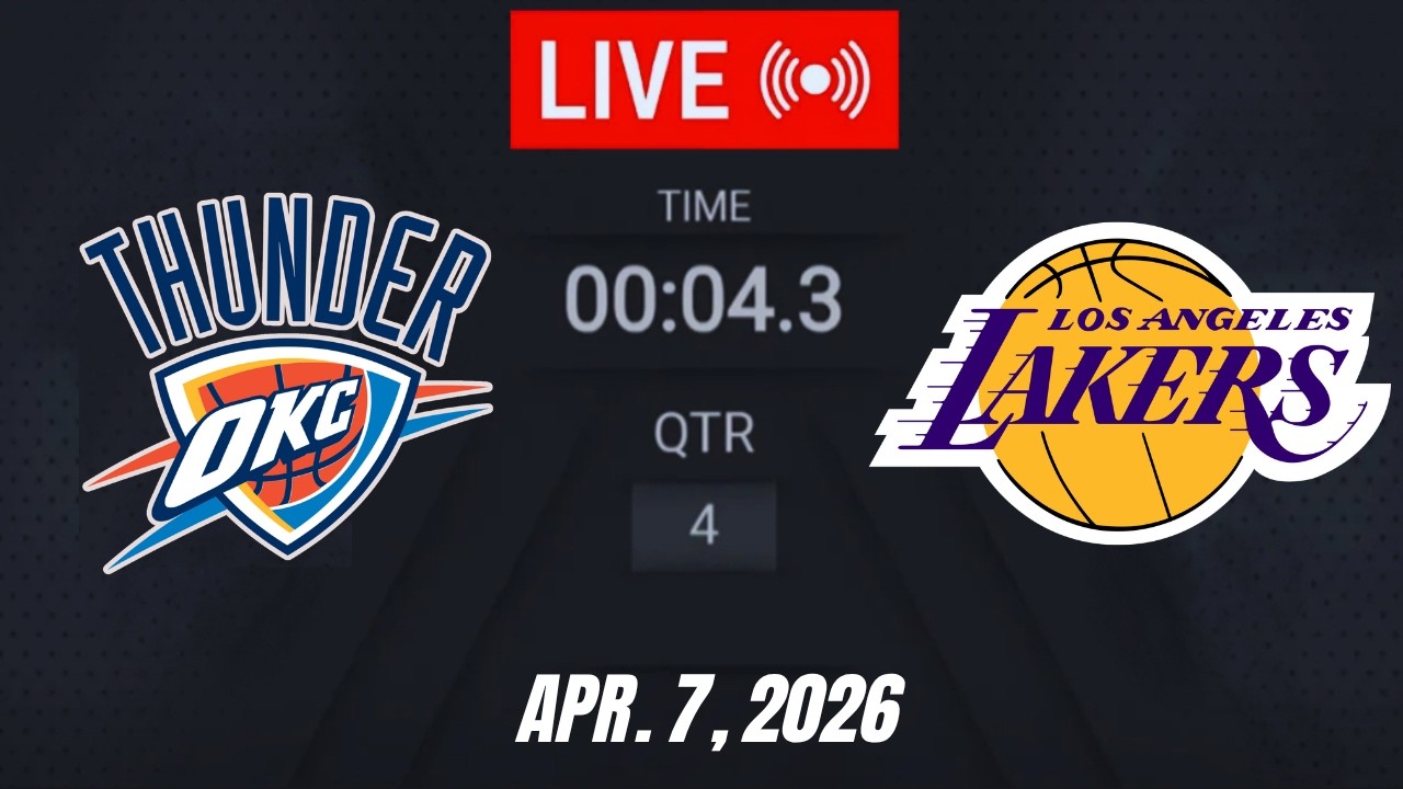 NBA LIVE! Los Angeles Lakers vs Oklahoma City Thunder April 7, 2026 | 2026 NBA Season Live 2K