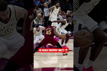 Donovan Mitchell really sent TWO Pacers to the floor! 😳 #nba #basketball #nbahighlights