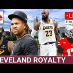 The Browns are eyeing Carnell Tate, the Cavs have a path to a super team & Jose Ramirez ties history