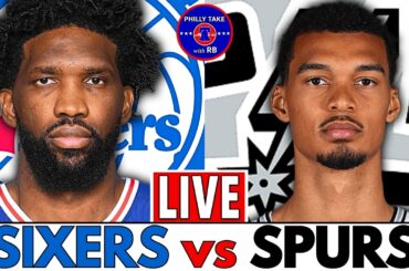 Philadelphia 76ers vs San Antonio Spurs Live Stream Play-By-Play & Scoreboard