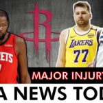 🚨 MASSIVE NBA INJURY NEWS 🚨 Impact On The Houston Rockets & The NBA Playoffs