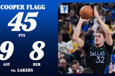 Cooper Flagg (45 PTS 9 AST 8 REB) vs. Los Angeles Lakers | April 5, 2026